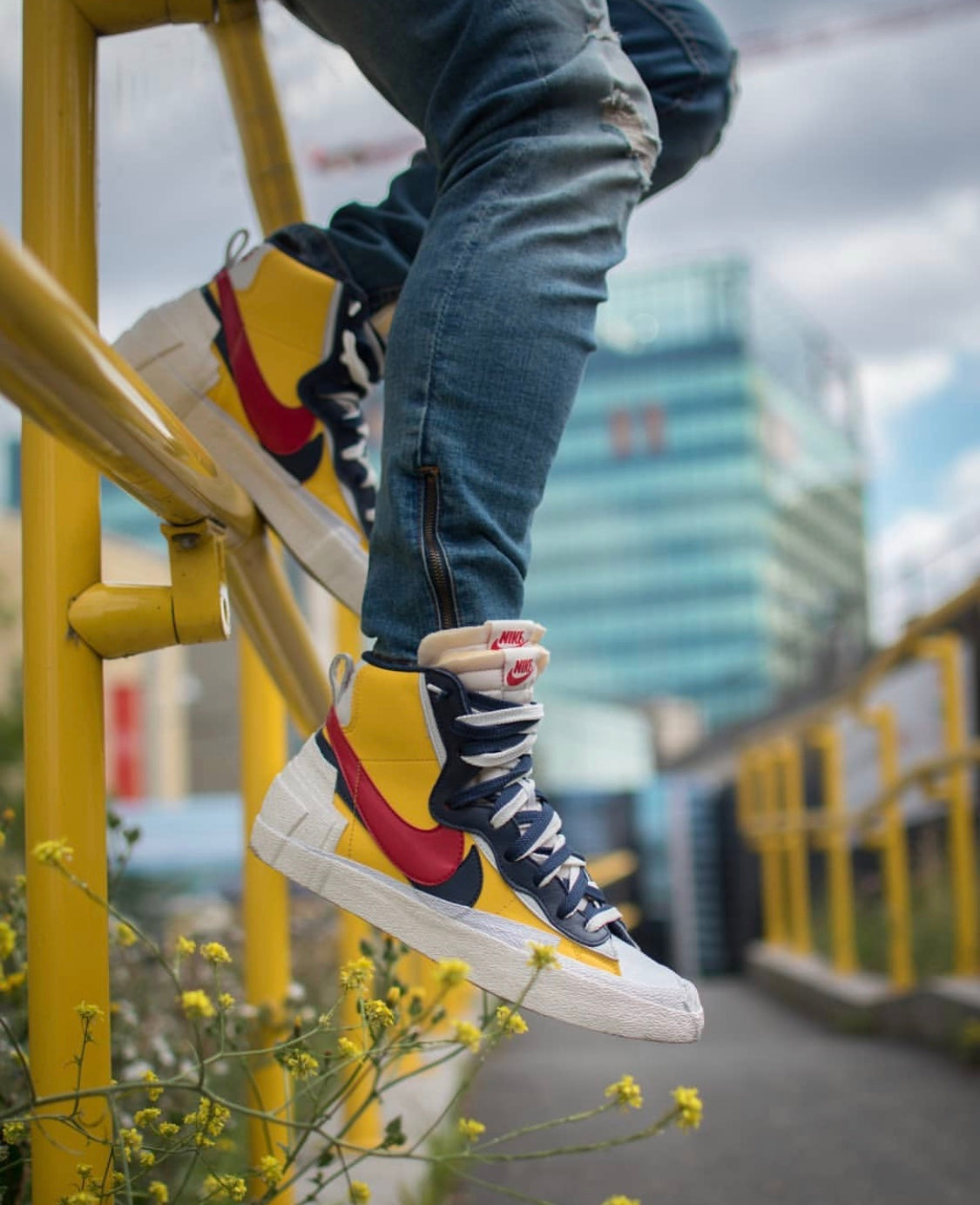 Ezyycart Bags NKE Blazer Yellow Red