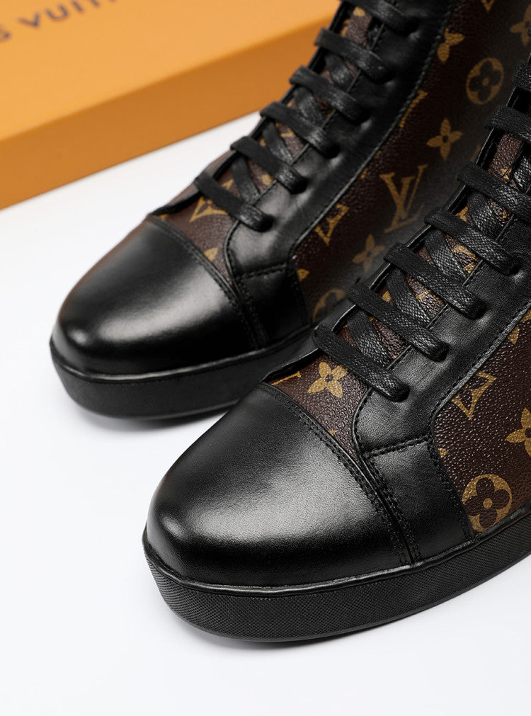 Anum Bags LUV High Monogram Brown Boot Sneaker