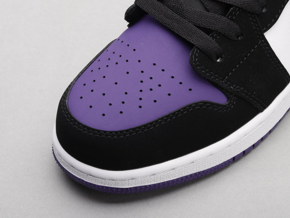 Ezyycart Bags AJ1 Black and purple toes