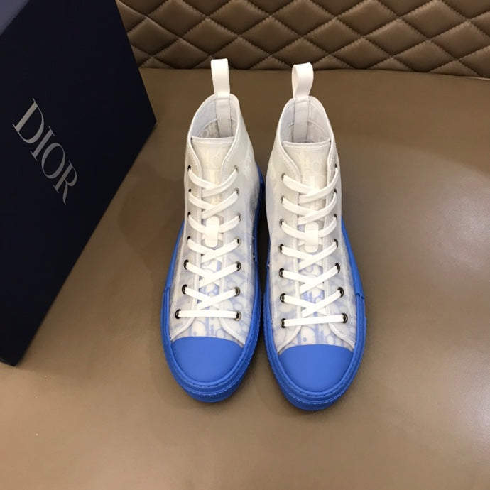 Anum Bags DIR B23 Oblique Gradient Blue HIGH-TOP SNEAKER