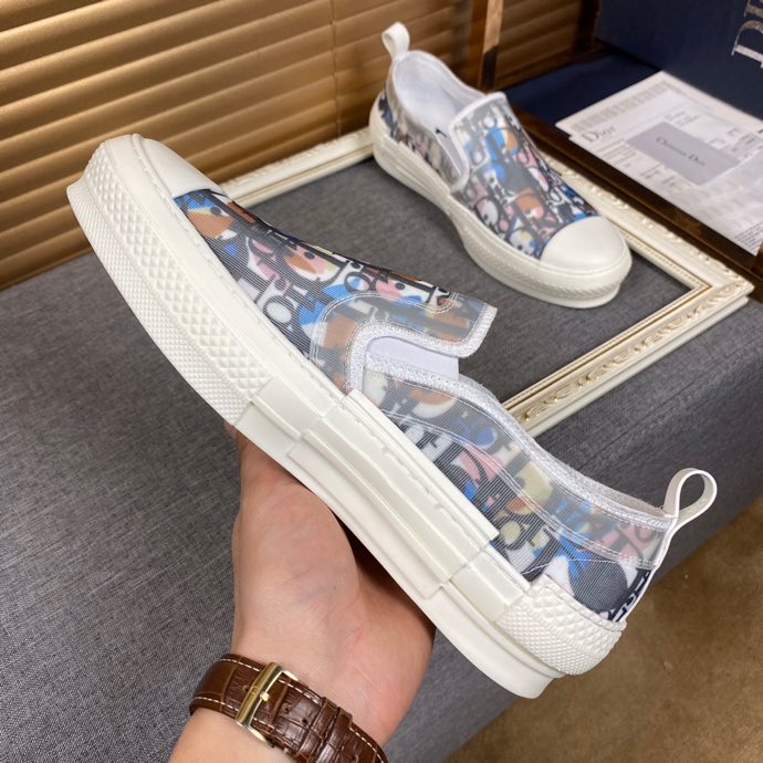 Anum Bags DIR B23 Slip MultiColor And White LOW-TOP SNEAKER