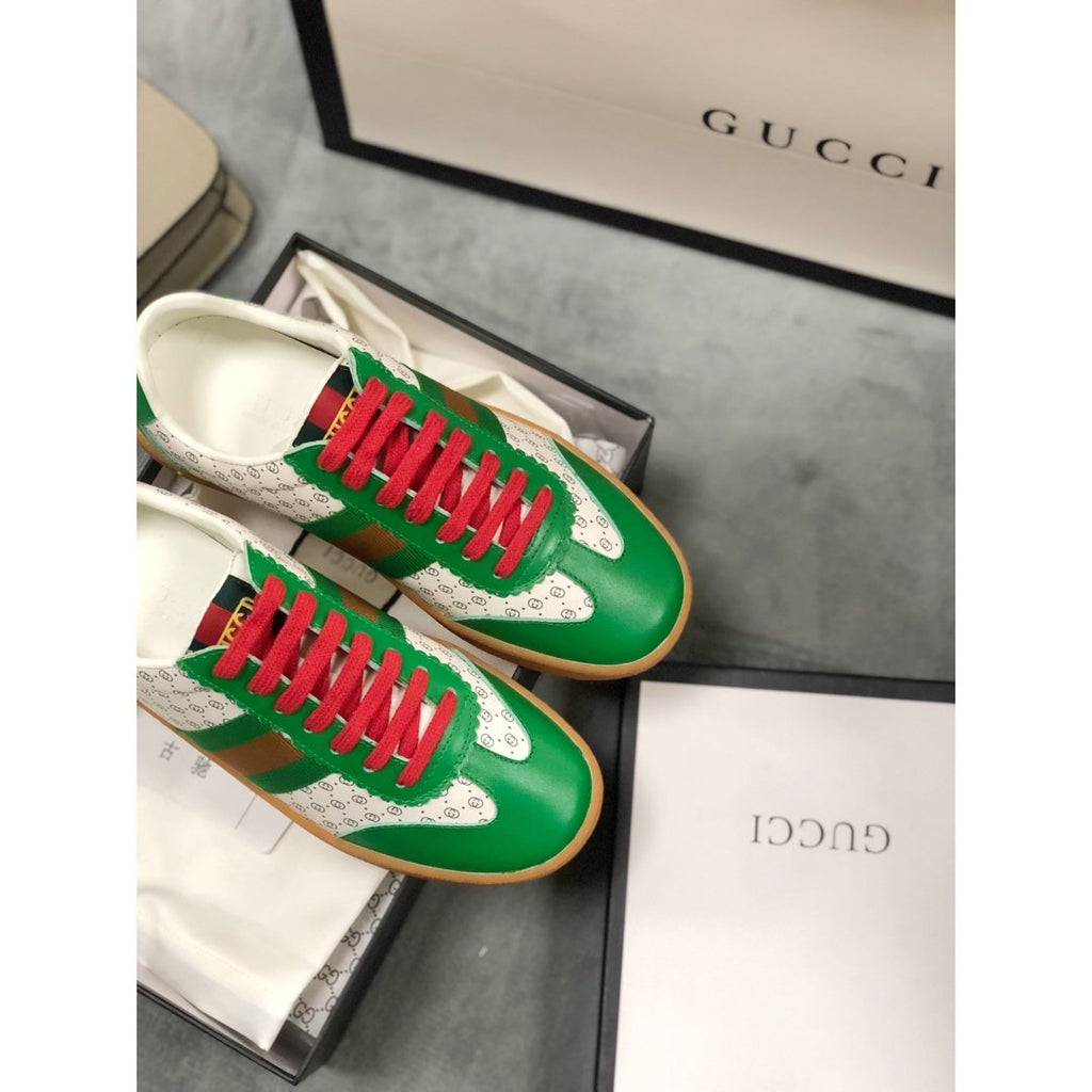 Ezyycart Bags MO-GCI Screener Leather green Sneaker 091