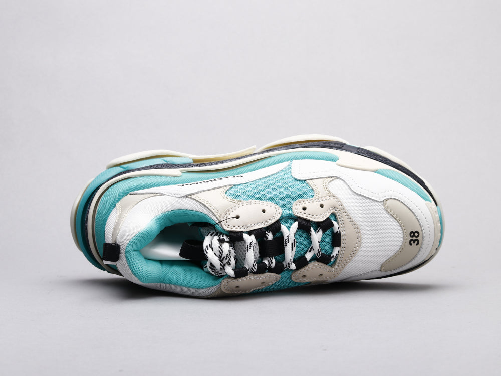 Ezyycart Bags Bla Triple S Tiffany Green Sneaker