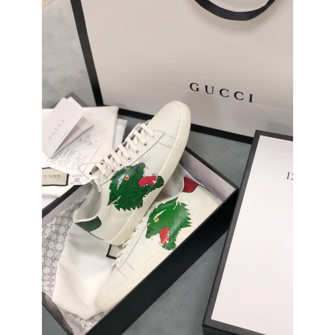 Ezyycart Bags MO-GCI Ace Mystic dragon White Sneaker 101