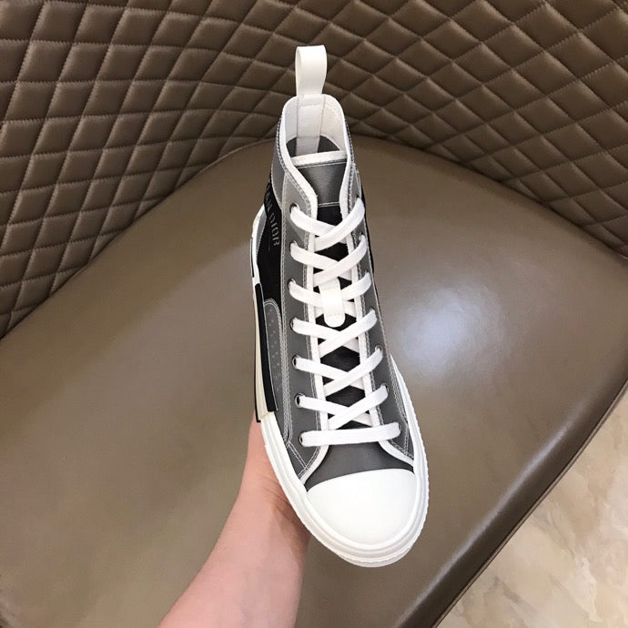 Anum Bags DIR B23 Black and White HIGH-TOP SNEAKER
