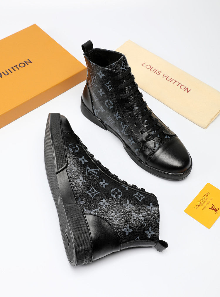 Anum Bags LUV High Monogram Black Boot Sneaker