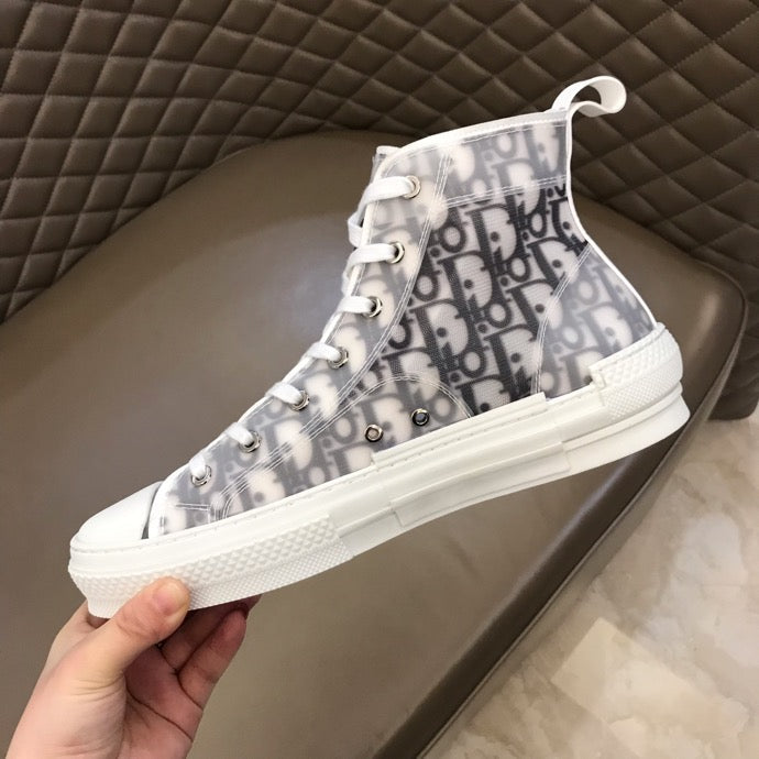 Anum Bags DIR B23 Black and White HIGH-TOP SNEAKER