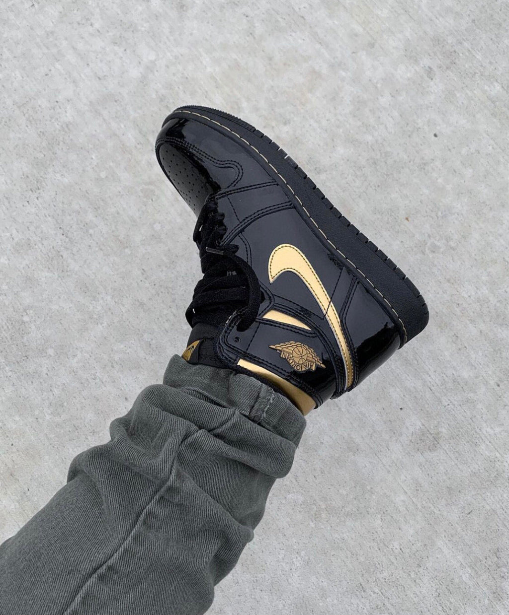 Ezyycart Bags AJ1 High Black Gold