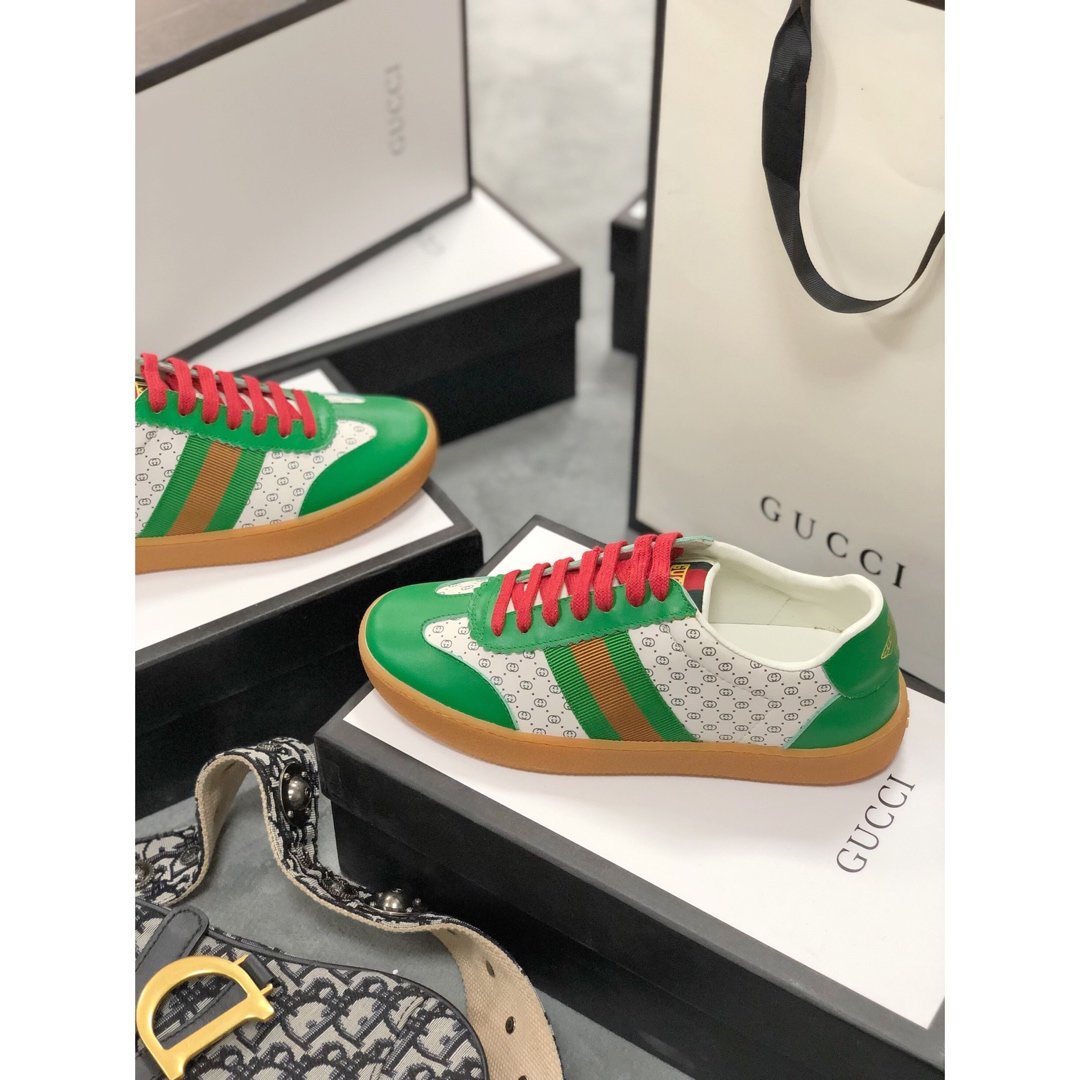 Ezyycart Bags MO-GCI Screener Leather green Sneaker 091
