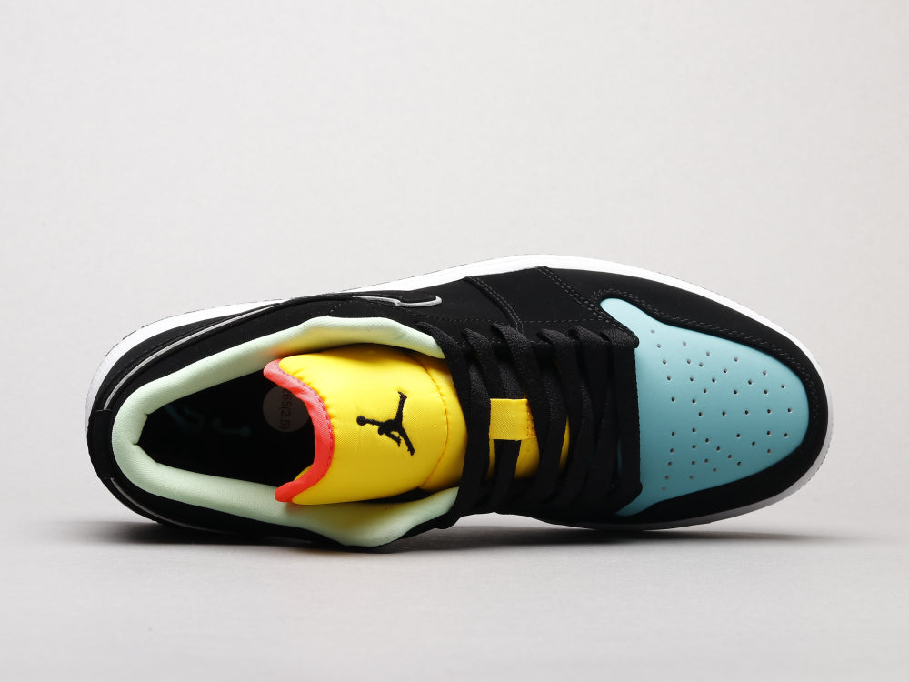 Ezyycart Bags AJ1 Black, blue and yellow stitching