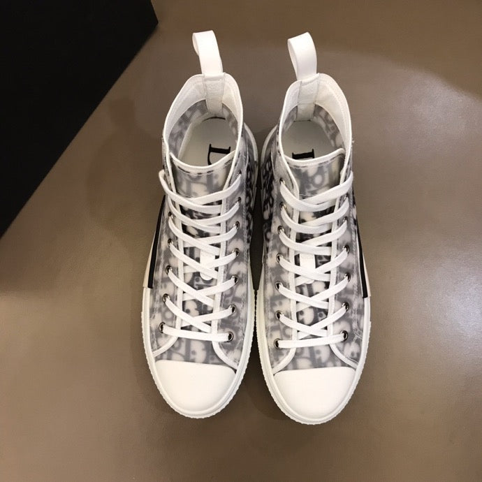 Anum Bags DIR B23 Black and White HIGH-TOP SNEAKER