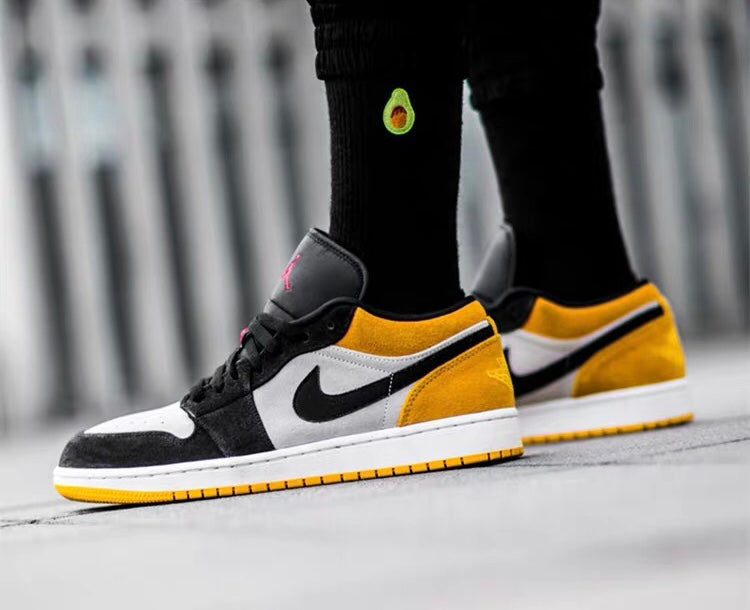 Ezyycart Bags AJ1 black and yellow toes