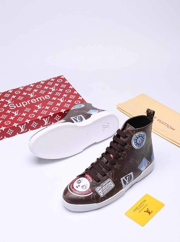 Anum Bags LUV Stellar Trainer Boot Brown Sneaker