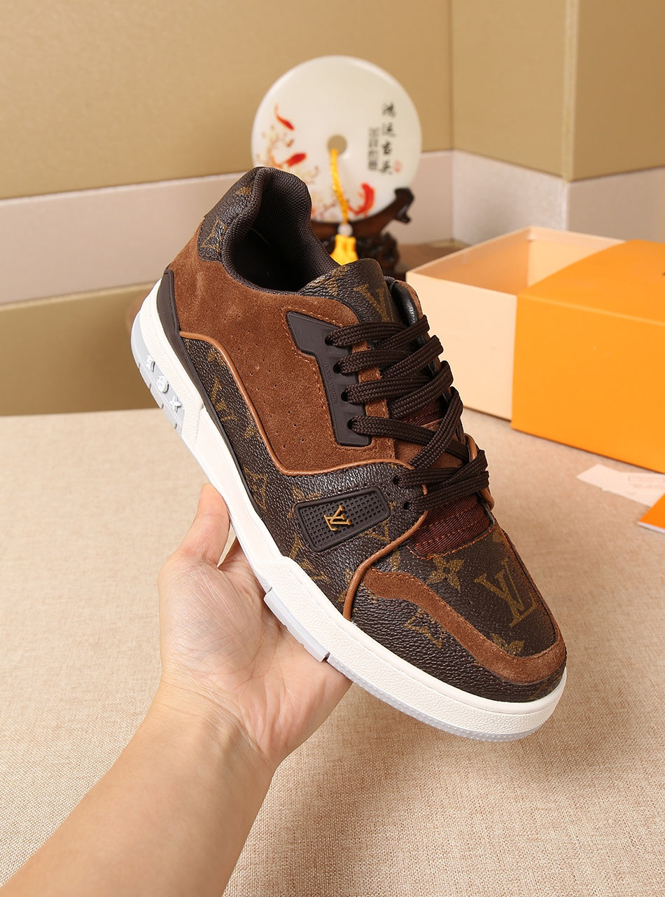 Anum Bags LUV Traners Vert Brown Sneaker