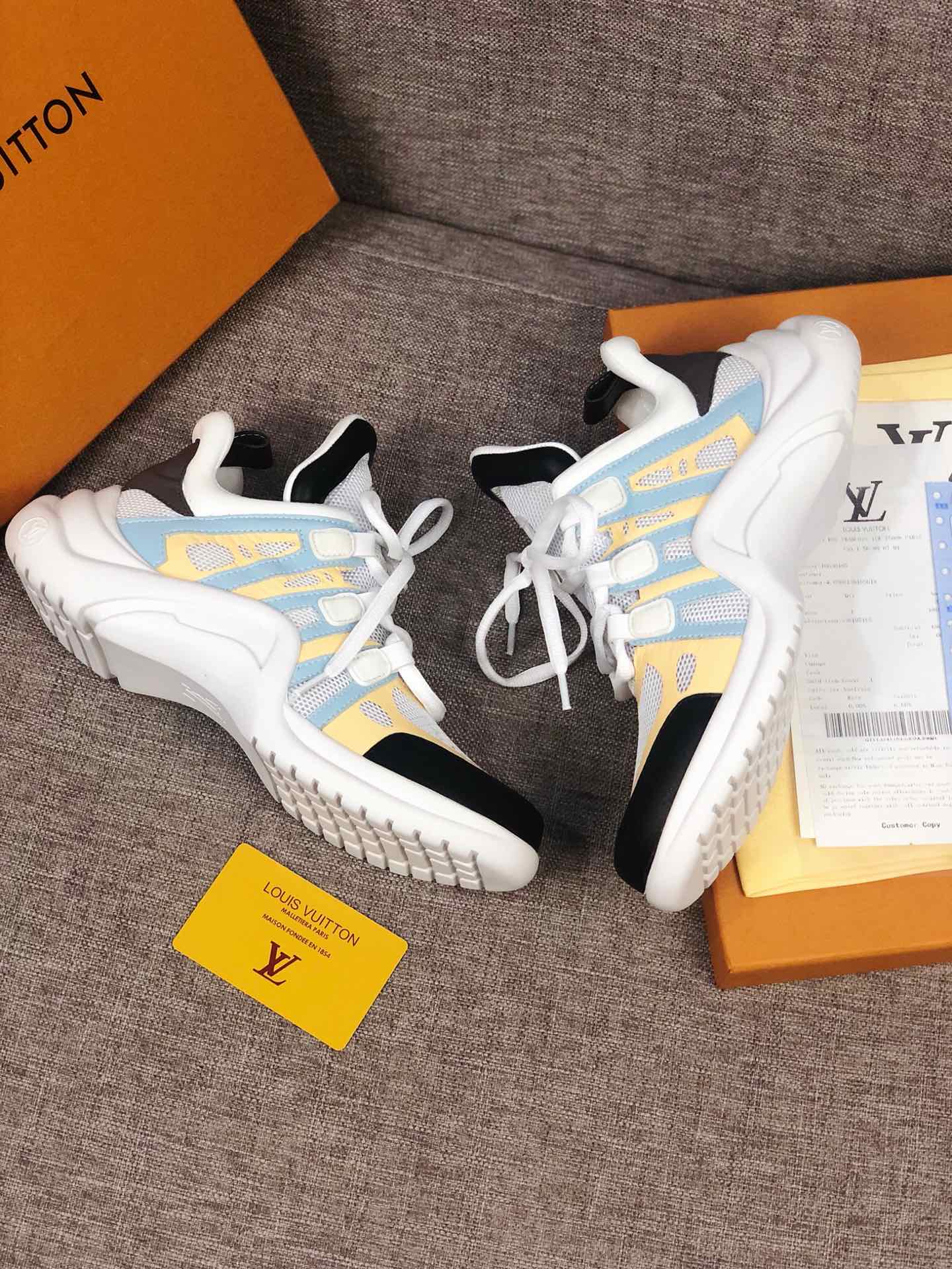 Anum Bags LUV Archlight Black White Yellow Sneaker