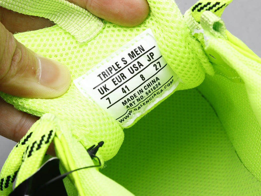 Ezyycart Bags Bla Air Cushion Fluorescent Green Sneaker