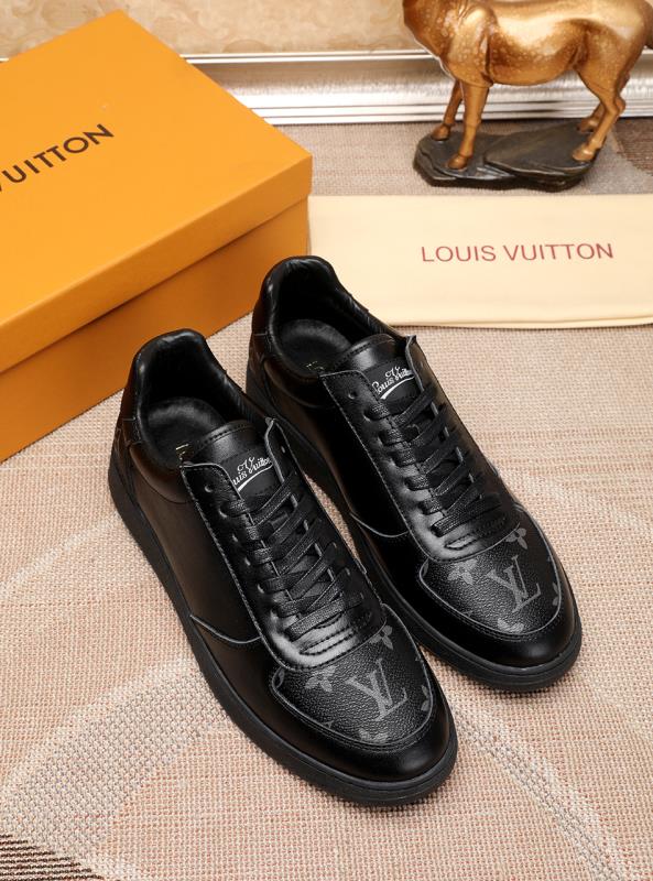 Anum Bags LUV Monogram Denim Black and White Sneaker