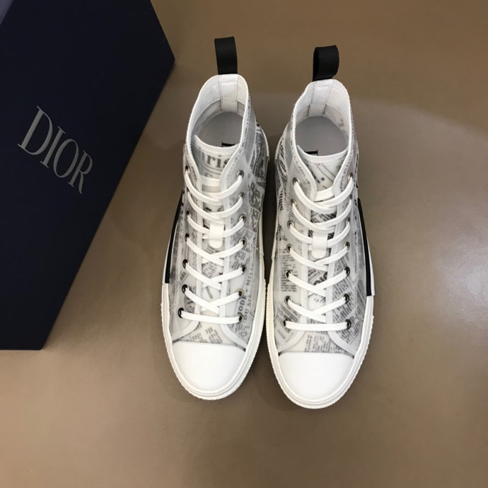 Anum Bags DIR B23 Newspaper HIGH-TOP SNEAKER