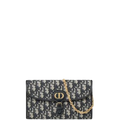 Anum Bags DIR BOBBY EAST WEST POUCH WITH CHAIN BLUE 22CM
