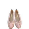 Anum Bags CHL LIGHT PINK BALLERINA FLATS TWEED AND GROSGRAIN