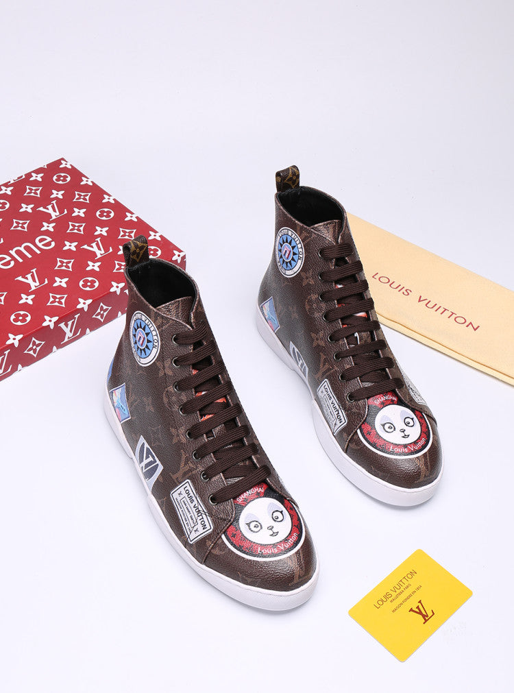 Anum Bags LUV Stellar Trainer Boot Brown Sneaker
