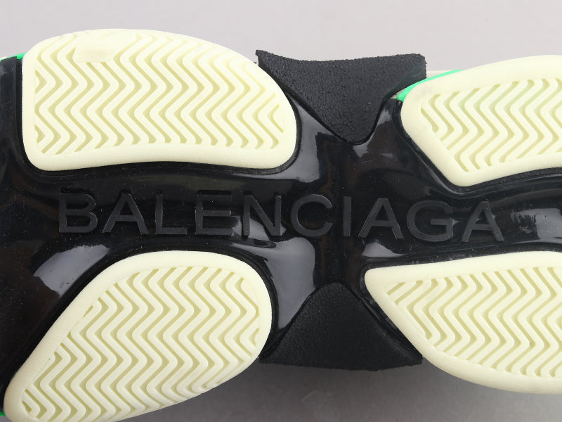 Ezyycart Bags Bla Triple S Black Green Sneaker