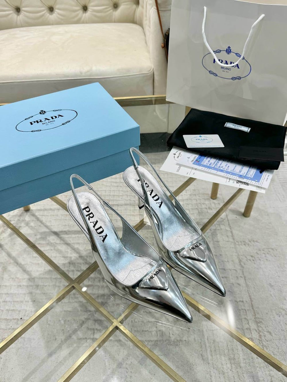Ezyycart Bags Prada Luxury Heels --52839