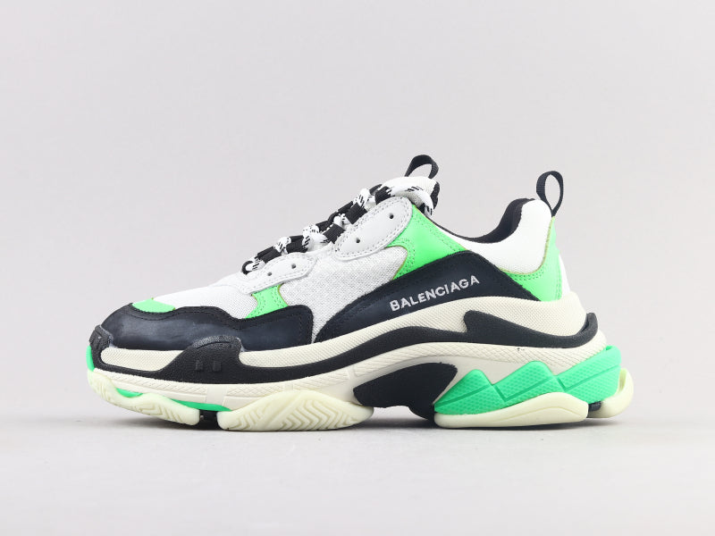 Ezyycart Bags Bla Triple S Black Green Sneaker