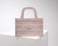Ezyycart Bags DIR1286m Book Tote rose pink mini size 22.5CM Oblique
