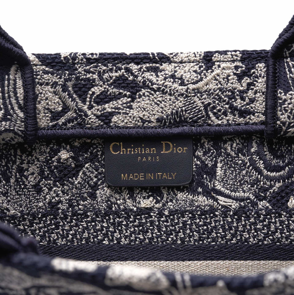 Ezyycart Bags DIR1286 Book Tote tiger small MINI navy blue