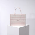 Ezyycart Bags DIR1286 Book Tote pink small size 36.5CM 41.5CM