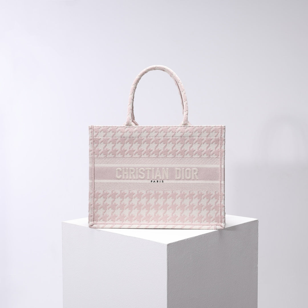 Ezyycart Bags DIR1286 Book Tote pink small size 36.5CM 41.5CM