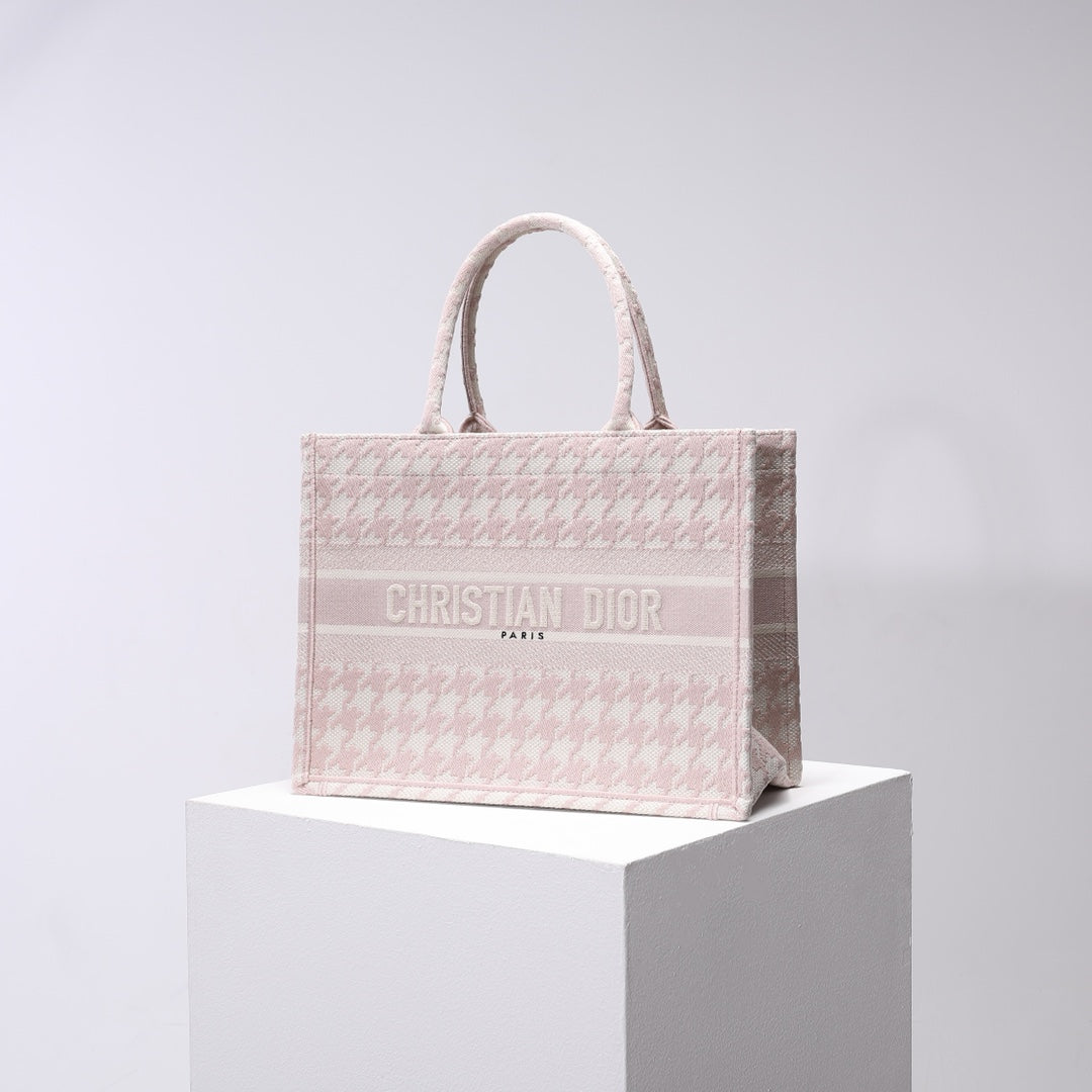 Ezyycart Bags DIR1286 Book Tote pink small size 36.5CM 41.5CM