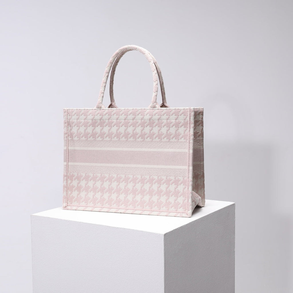 Ezyycart Bags DIR1286 Book Tote pink small size 36.5CM 41.5CM