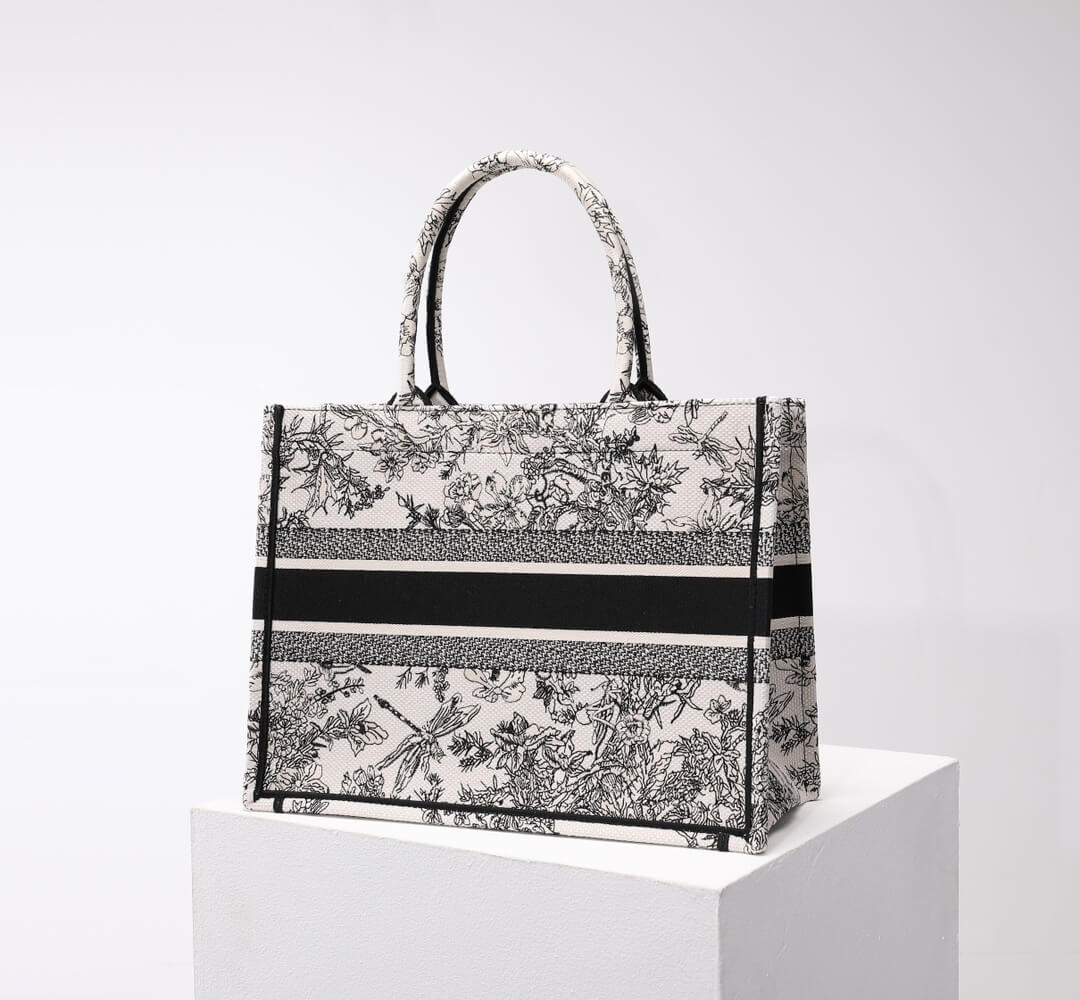 Ezyycart Bags DIR1286 Book Tote tote bag grey Embroidery LOGO