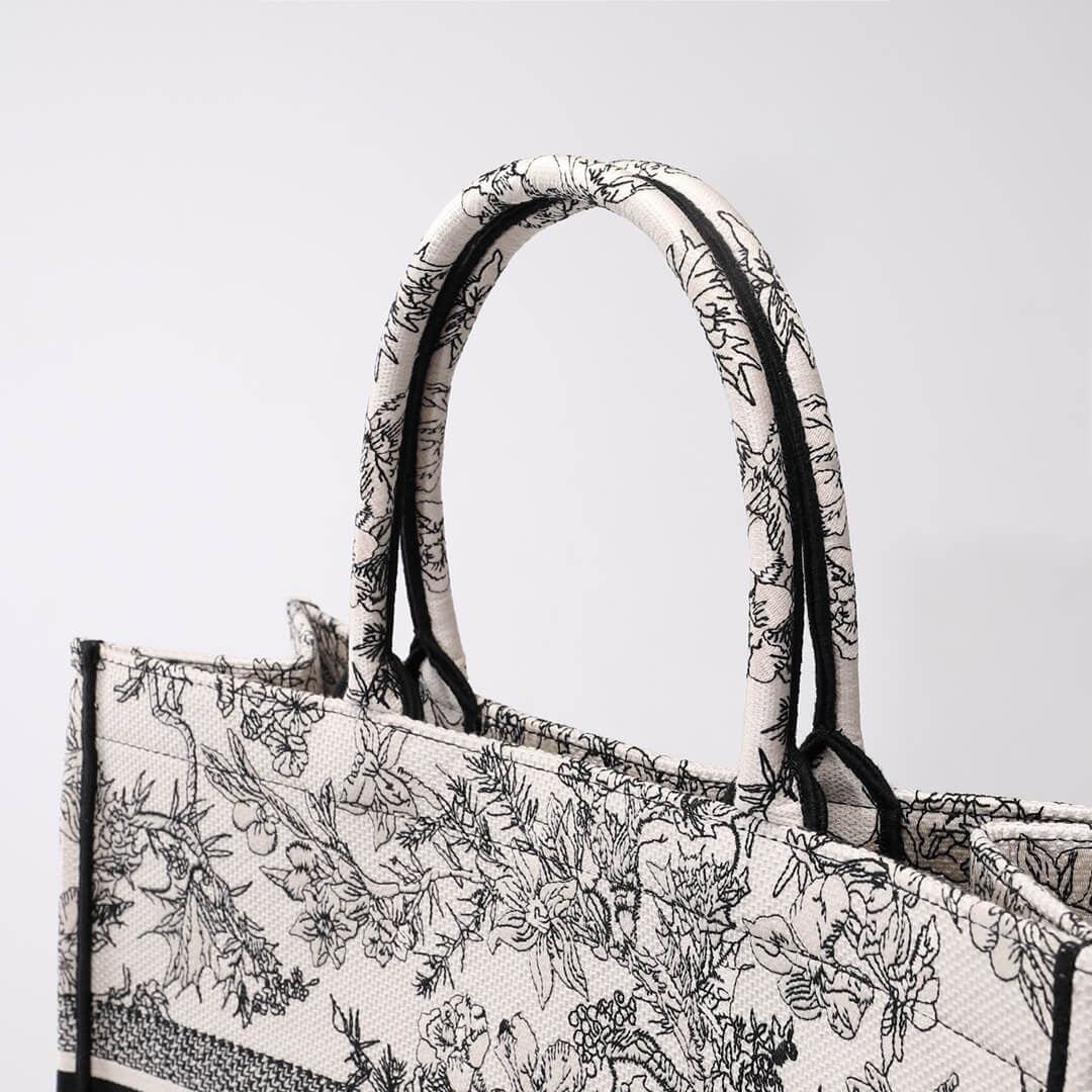 Ezyycart Bags DIR1286 Book Tote tote bag grey Embroidery LOGO