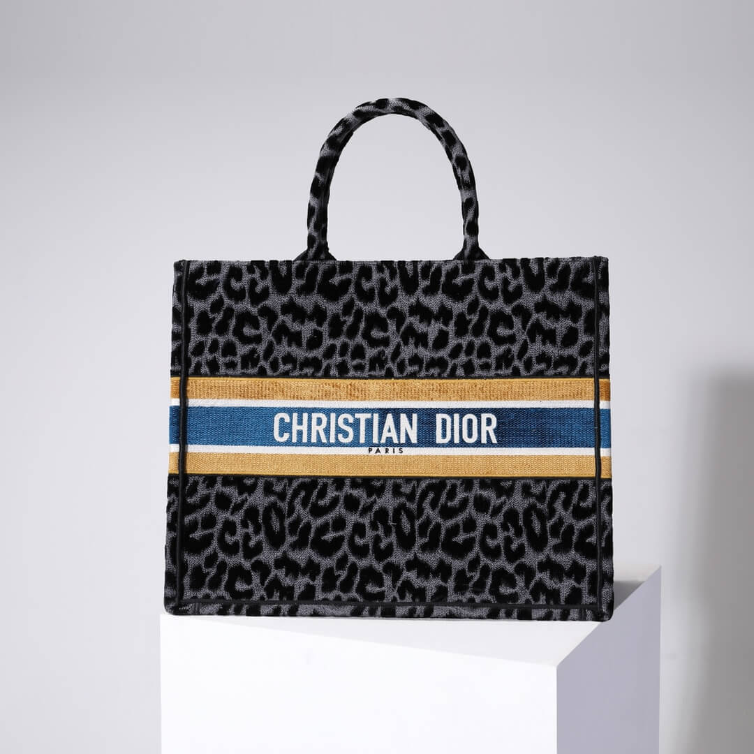 Ezyycart Bags DIR1286 Book Tote BIG size 41.5cm 36.5cm Embroidery LOGO red Handbag grey Mizza