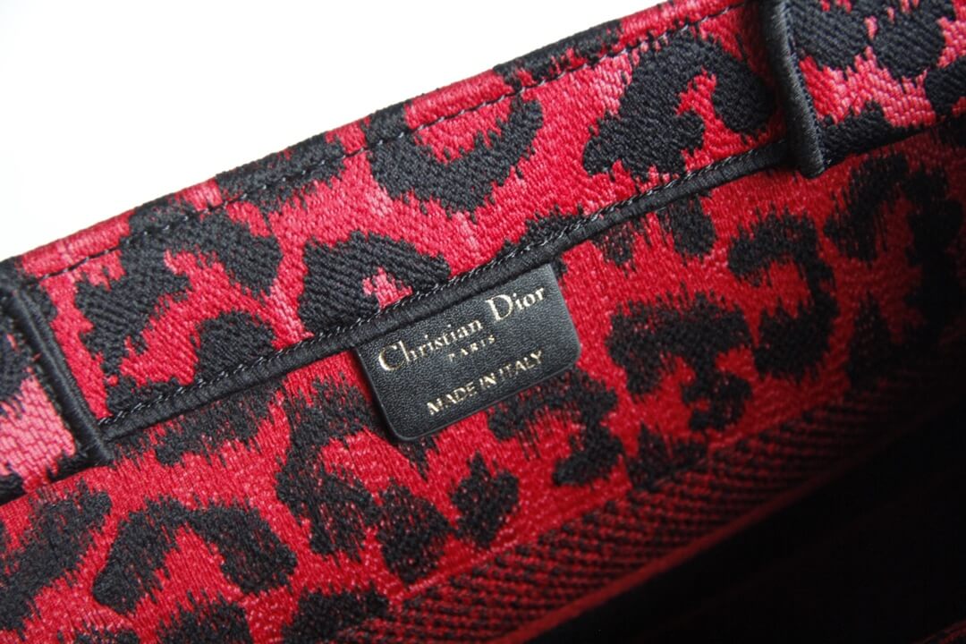 Ezyycart Bags DIR1286 Book Tote BIG size 41.5cm 36.5cm Embroidery LOGO red Handbag maroon-3