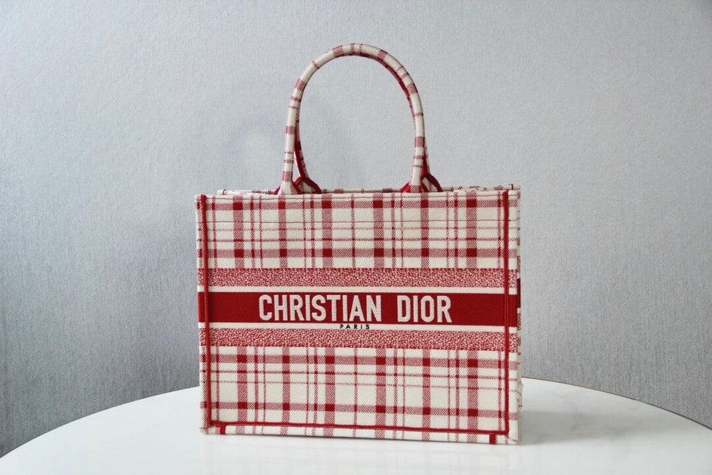Ezyycart Bags DIR1286 Book bag Tote Embroidery red white 36.5cm 41.5cm Handbag