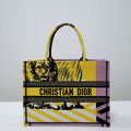 Ezyycart Bags DIR1286 Book bag Tote Embroidery yellow 36.5cm 41.5cm Handbag