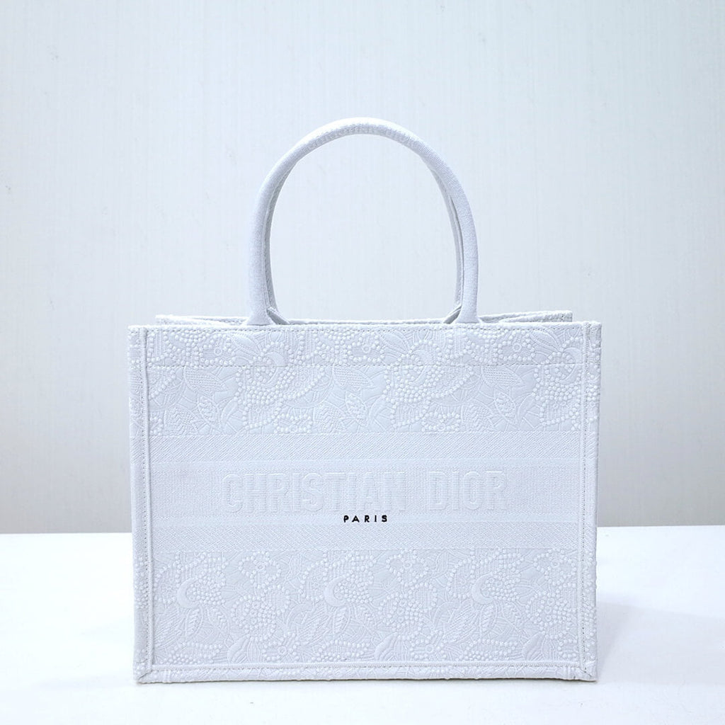 Ezyycart Bags DIR1286 Book Tote big size MINI 36.5CM 41.5CM white-3