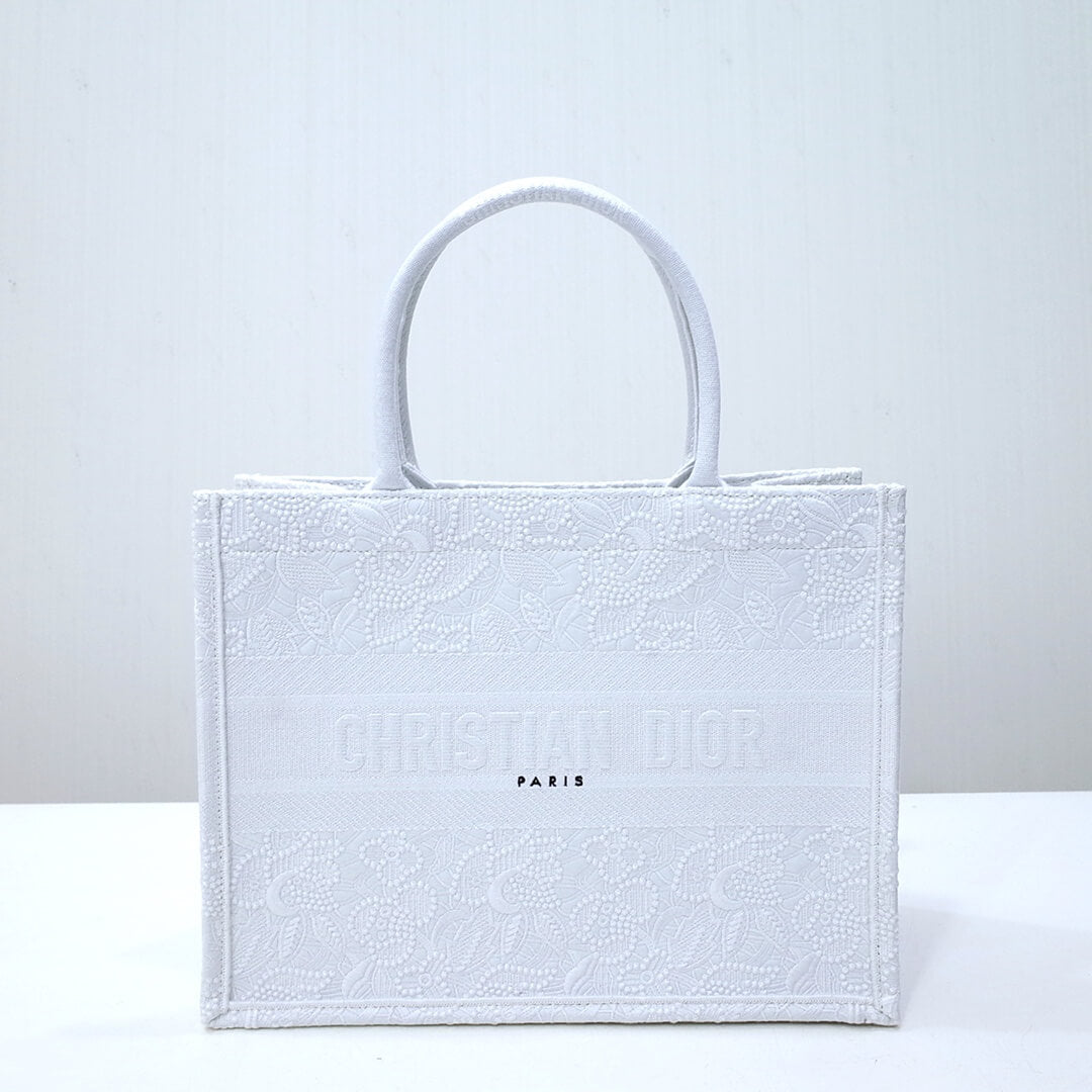 Ezyycart Bags DIR1286 Book Tote big size MINI 36.5CM 41.5CM white-3