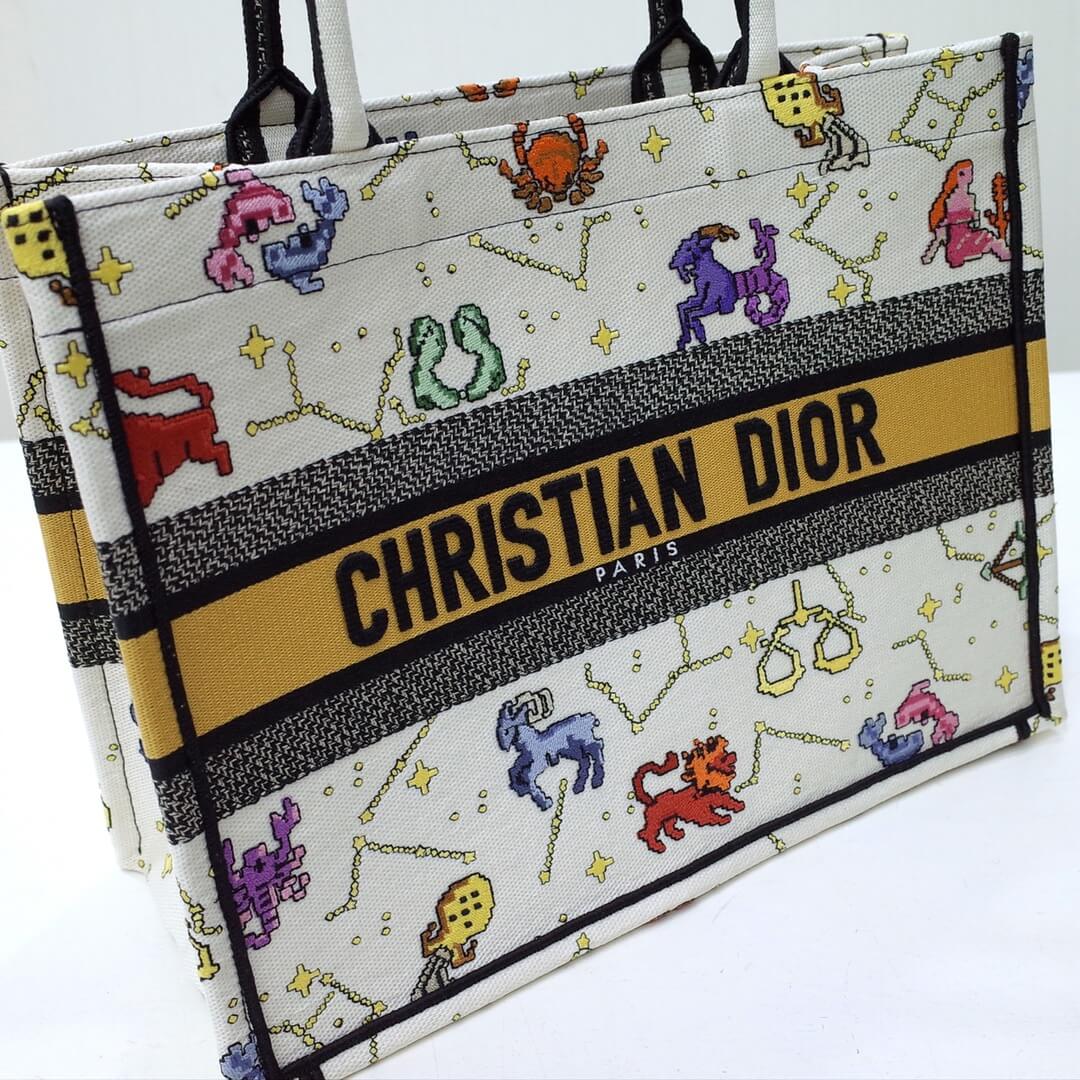 Ezyycart Bags DIR1286 Book Tote big size MINI 36.5CM 41.5CM white yellow