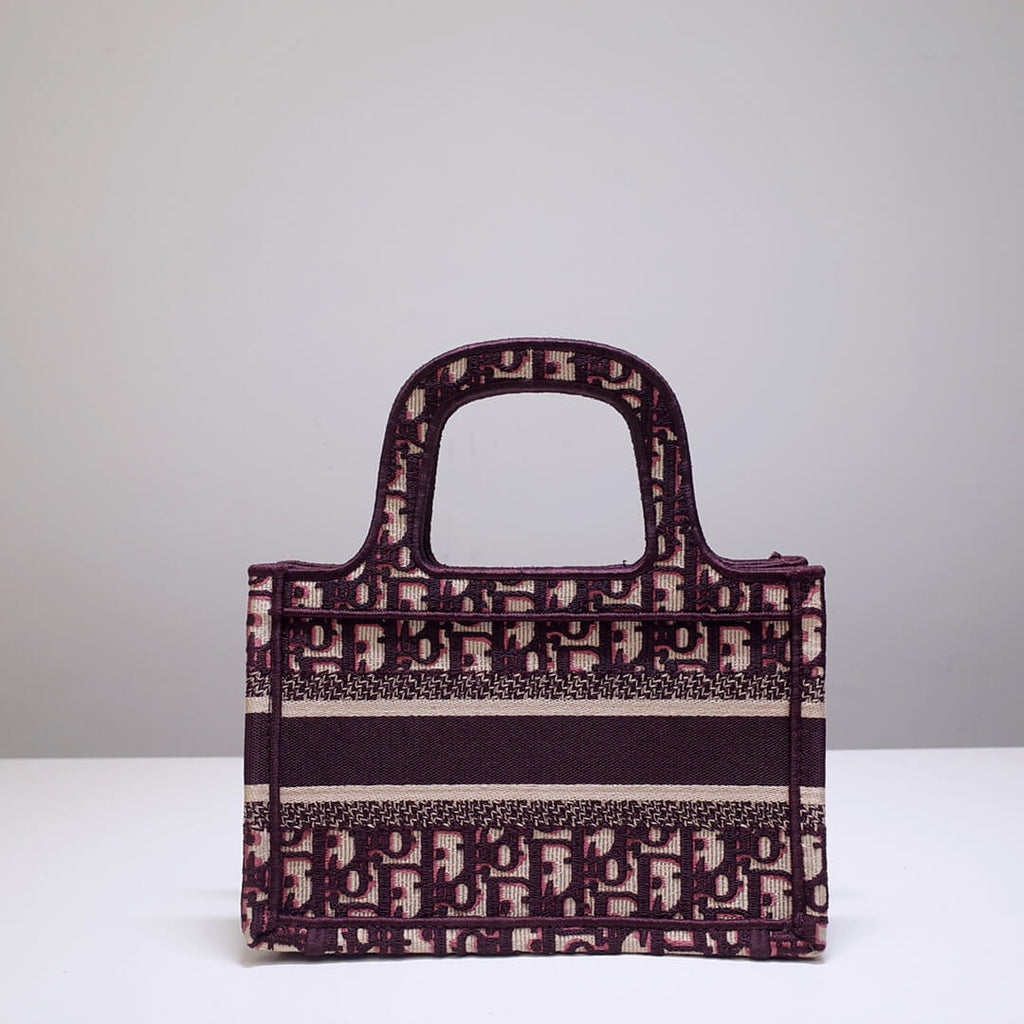 Anum Bags DIR1286 Book Tote rose mini 22.5CM Oblique pink purple
