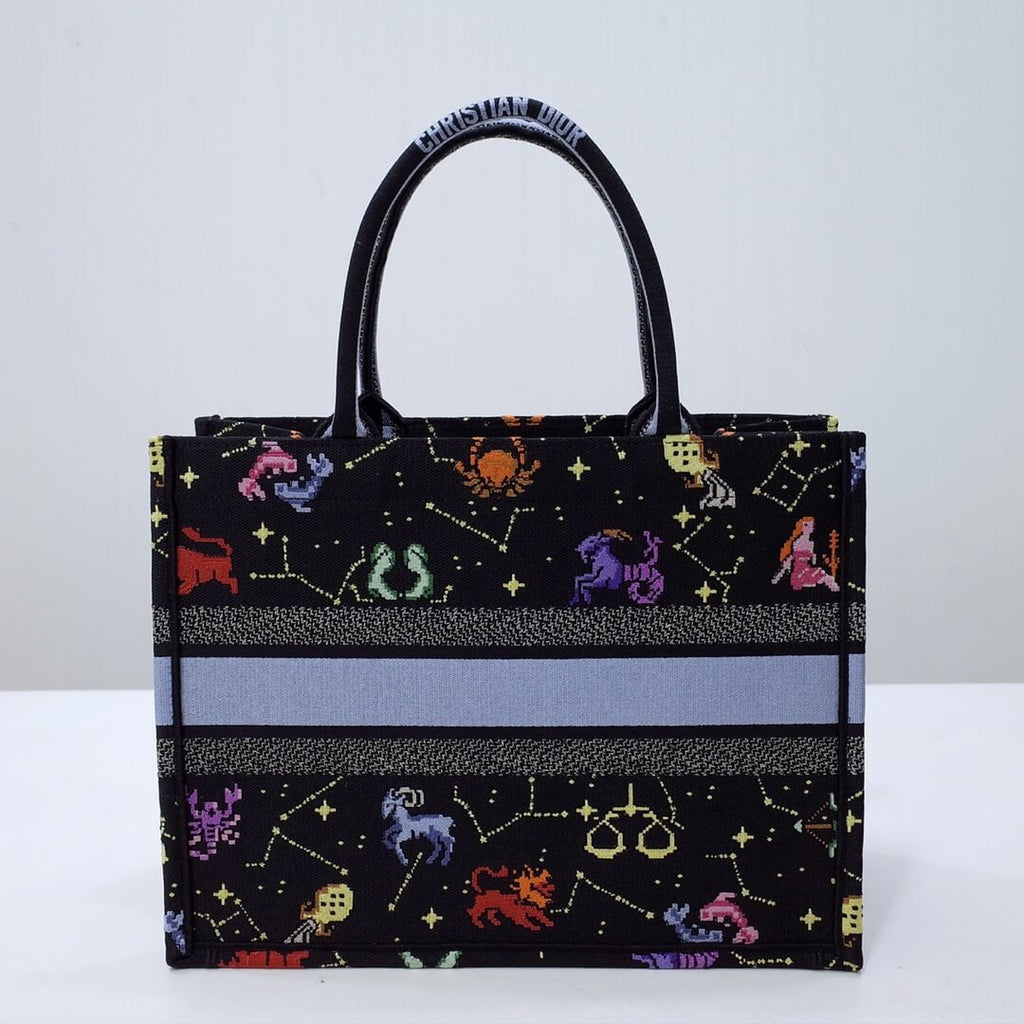 Ezyycart Bags DIR1286 Book Tote big size MINI 36.5CM 41.5CM black blue-7