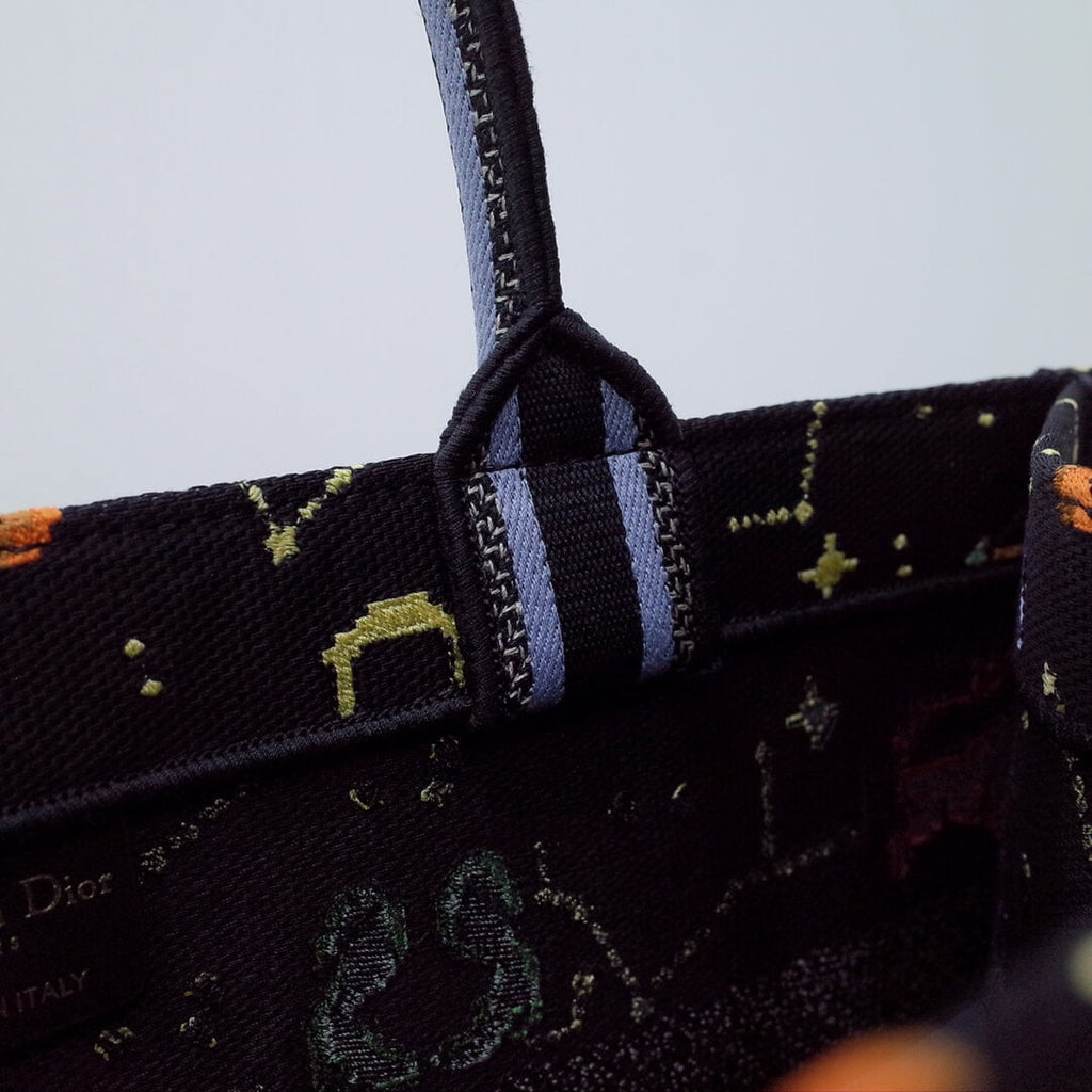Ezyycart Bags DIR1286 Book Tote big size MINI 36.5CM 41.5CM black blue-7