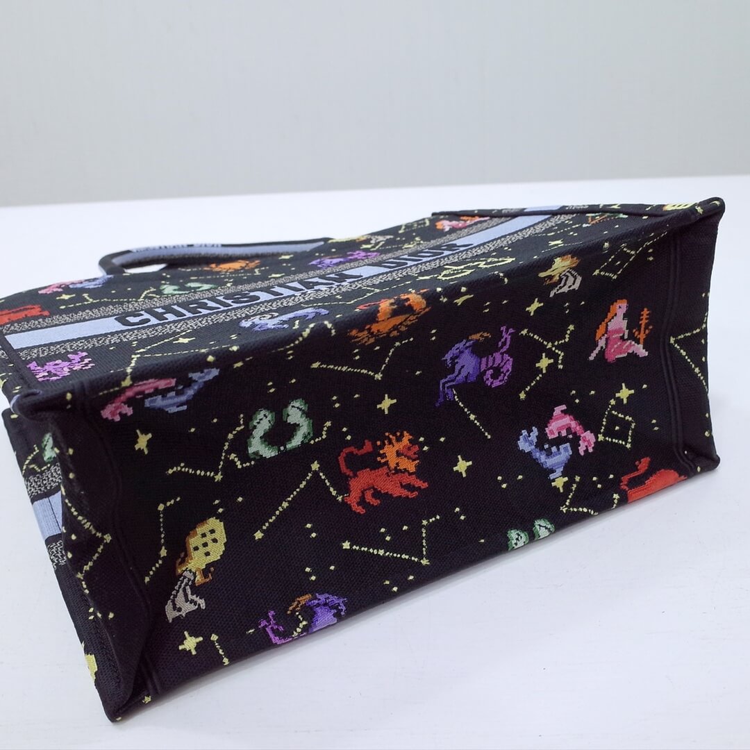 Ezyycart Bags DIR1286 Book Tote big size MINI 36.5CM 41.5CM black blue-7