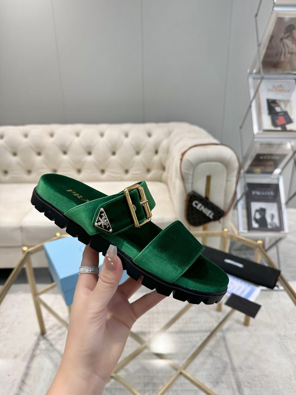 Ezyycart Bags Prada Luxury Heels --52712