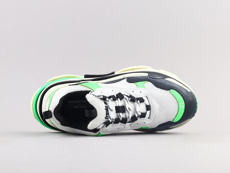 Ezyycart Bags Bla Triple S Black Green Sneaker