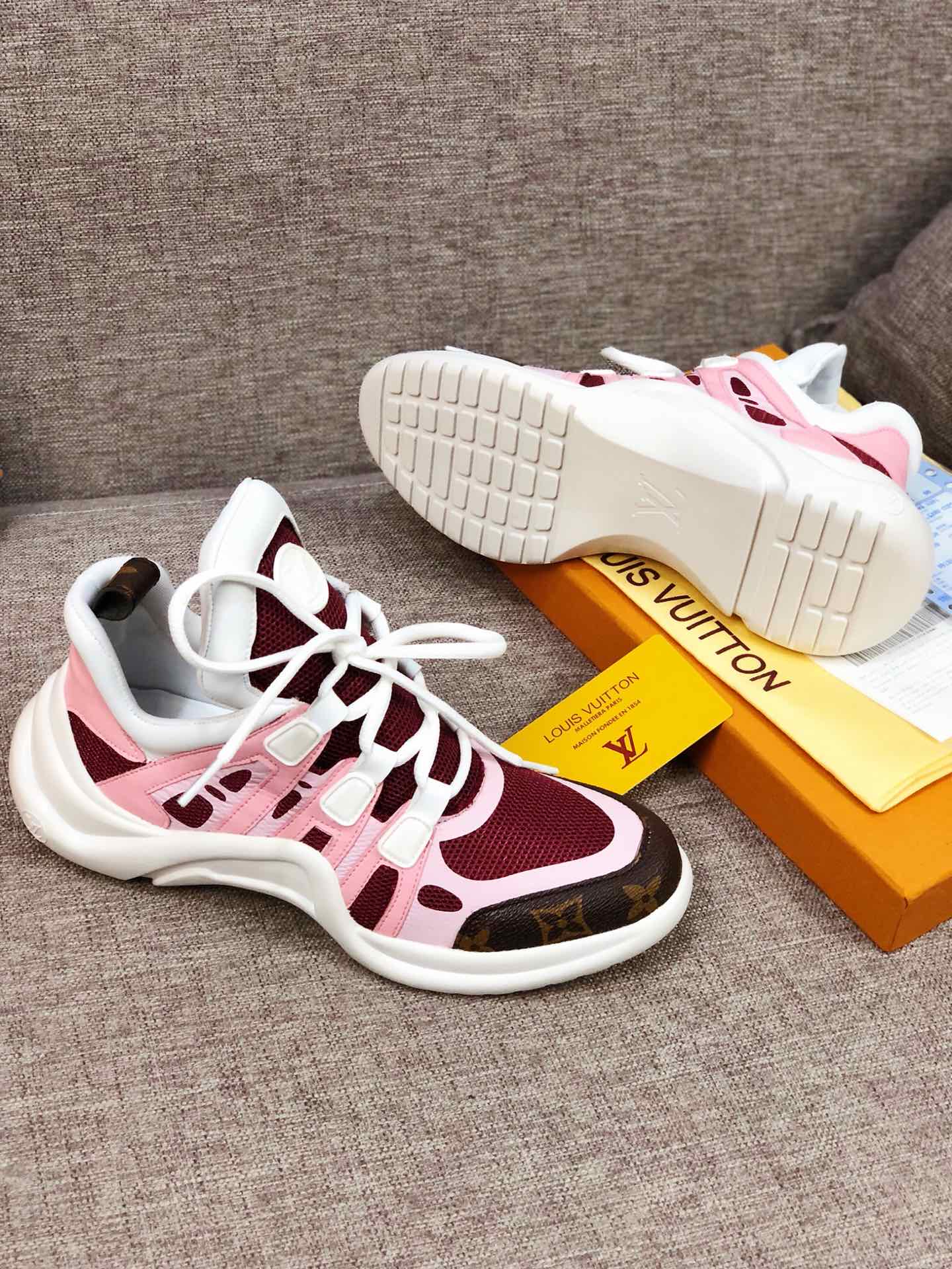 Anum Bags LUV Archlight Pink Brown Sneaker